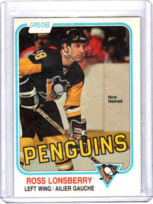1981 O-Pee-Chee  Ross Lonsberry  Card #263 - Pittsburgh Penguins